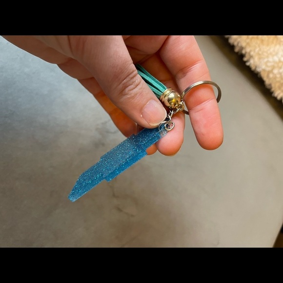 Handmade Chevy Logo Keychain - Picture 3 of 6